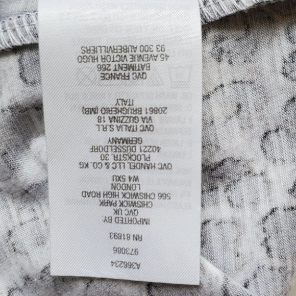 d & co. Leopard Animal Print Short Sleeve Pullover Top Size SP - Picture 8 of 9